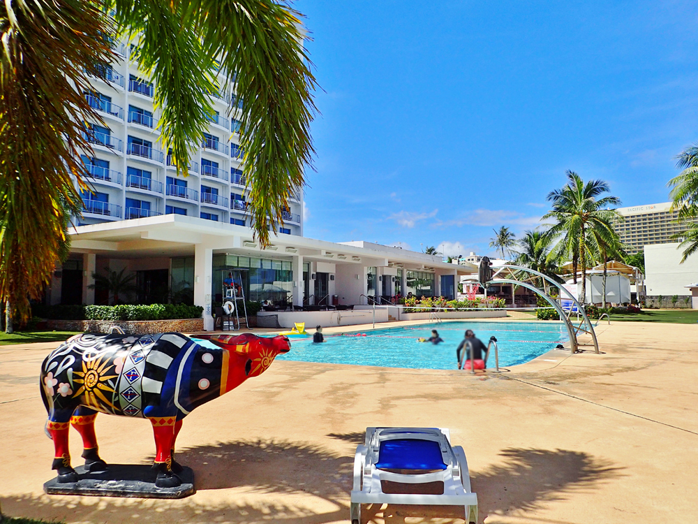 フィエスタリゾートグアムのプールとビーチ
